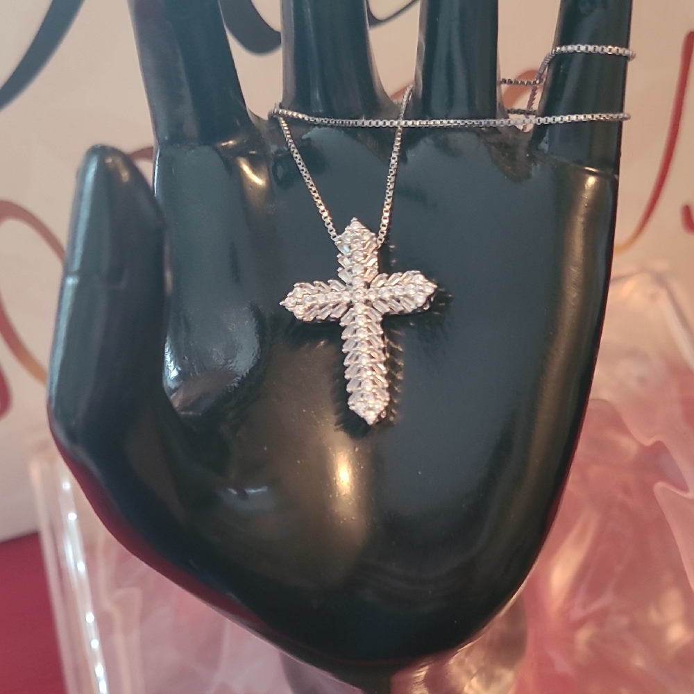 Silver Cross Necklace